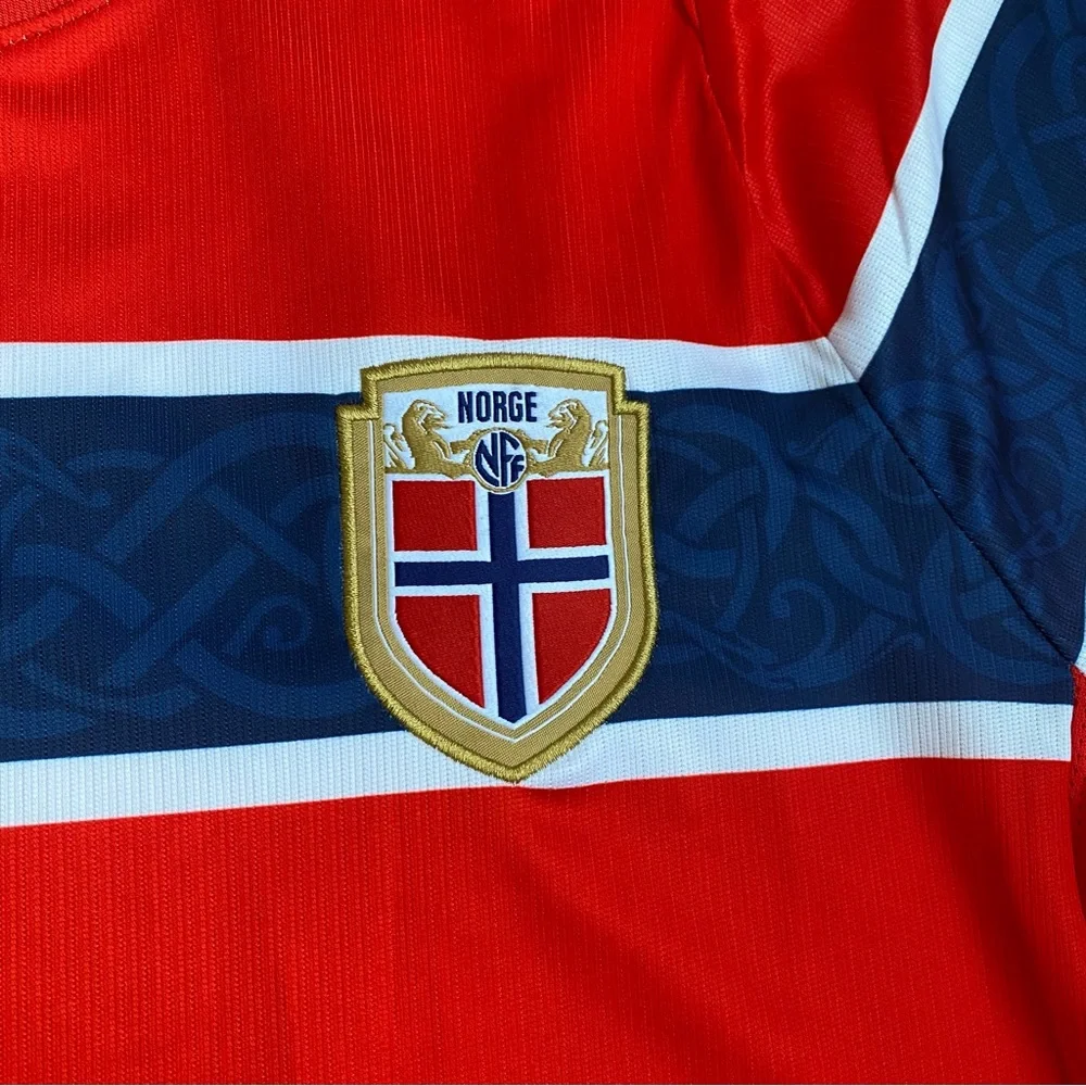 Nike Red Norway-Style Soccer Tee